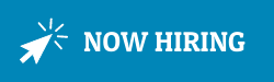 Blue Now Hiring Button 